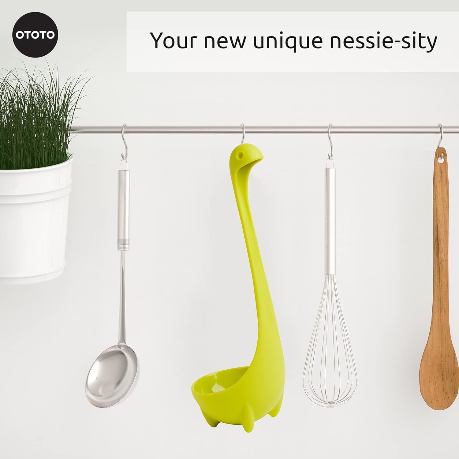the Original Nessie Soup Ladle - Funny Kitchen Gadgets, Loch Ness Design, Cooking Gifts for Mom - Cute and Practical Kitchen Utensils - Unique Gifts for Women
