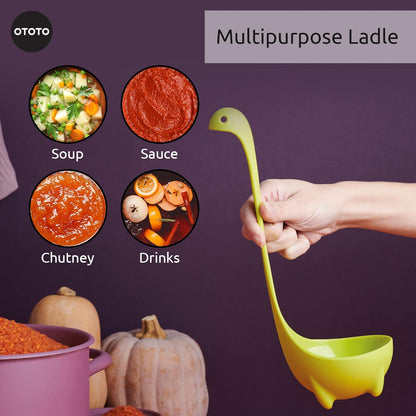 the Original Nessie Soup Ladle - Funny Kitchen Gadgets, Loch Ness Design, Cooking Gifts for Mom - Cute and Practical Kitchen Utensils - Unique Gifts for Women